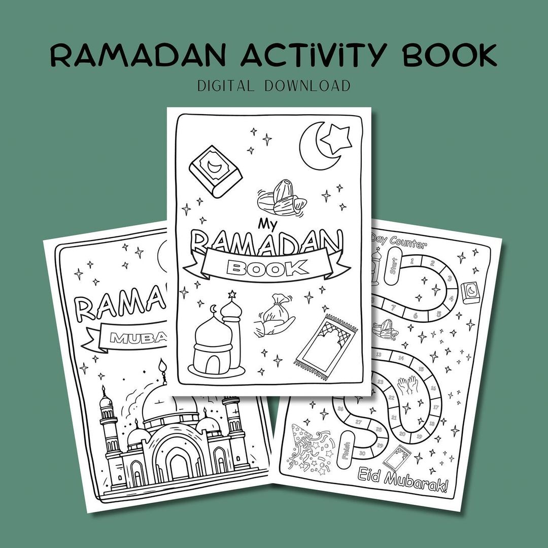 RAMADAN Activity Mega bundle ( complete kit) ( NOTE : download only )