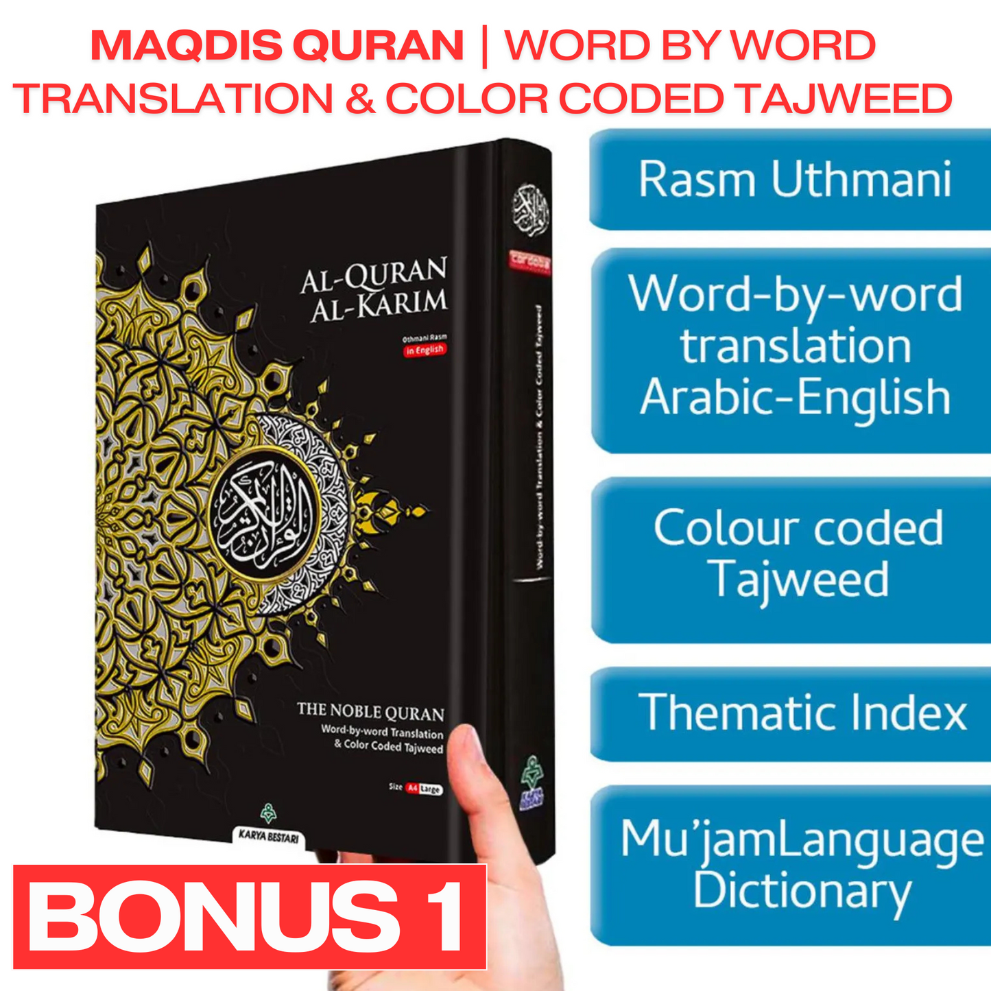 Top 400 Words That Count For 60% Of The Quran + BONUSES