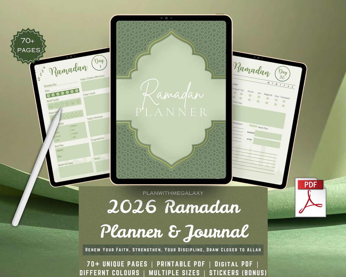 Ramadan Activity Bundle for Kids  + Ramadan Tracker 2026 (Included Bonus)
