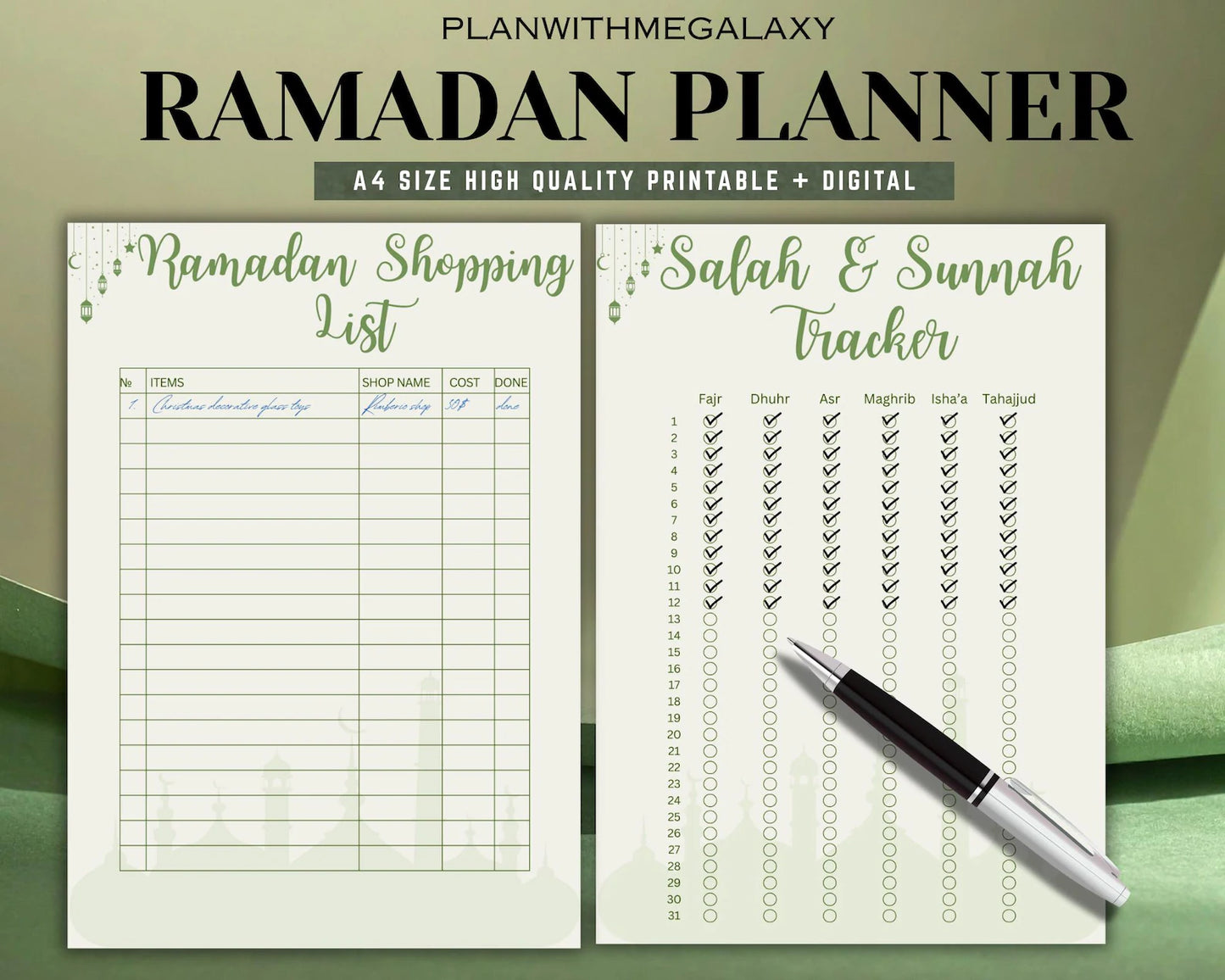 Ramadan Activity Bundle for Kids  + Ramadan Tracker 2026 (Included Bonus)