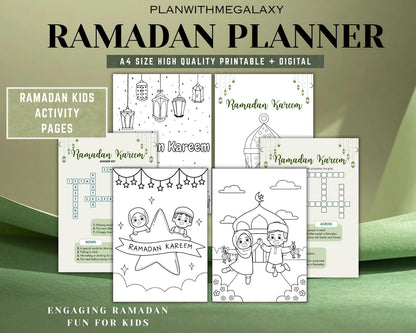 Ramadan Activity Bundle for Kids  + Ramadan Tracker 2026 (Included Bonus)