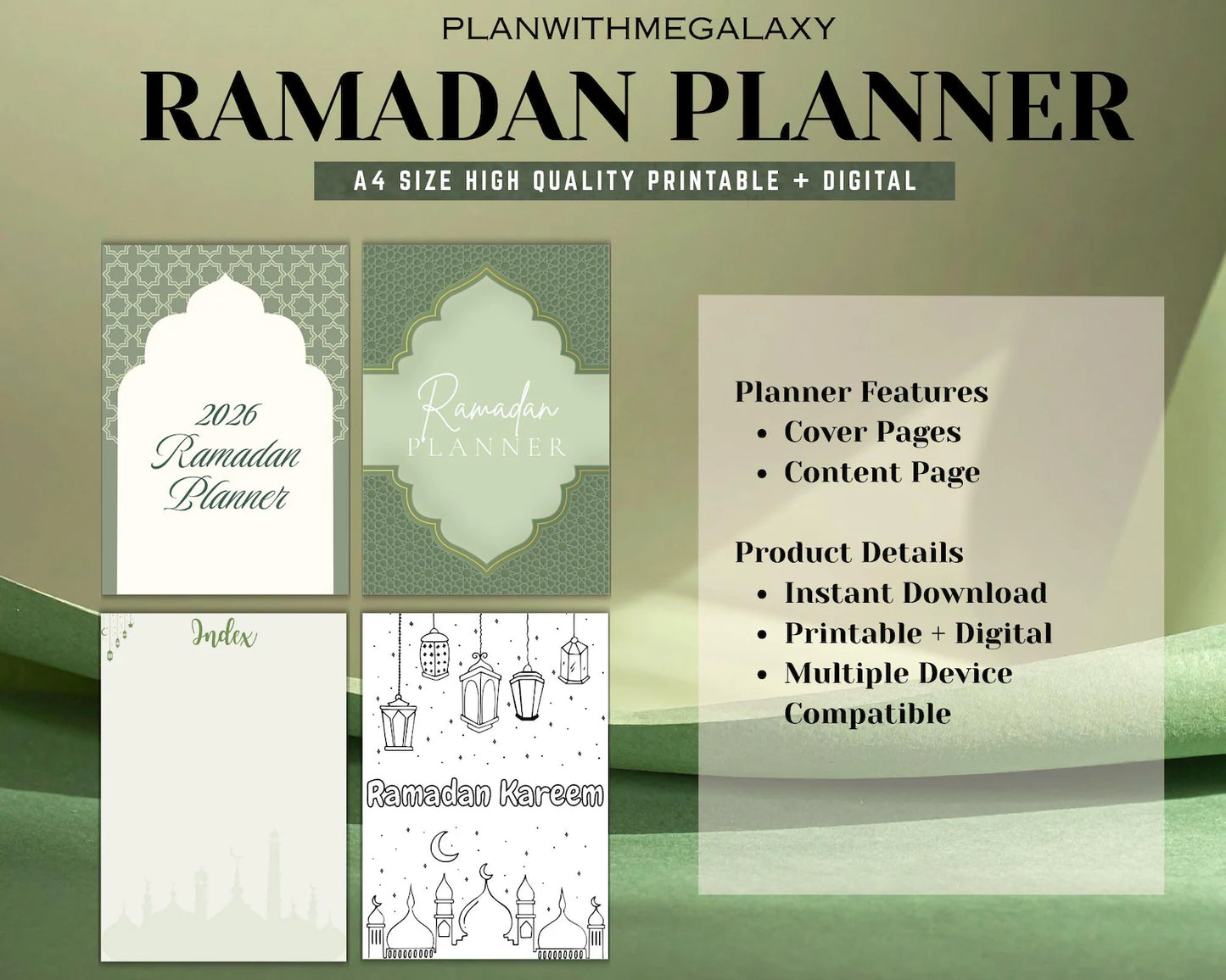 Ramadan Activity Bundle for Kids  + Ramadan Tracker 2026 (Included Bonus)