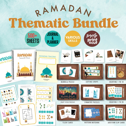 RAMADAN Activity Mega bundle ( complete kit) ( download only )