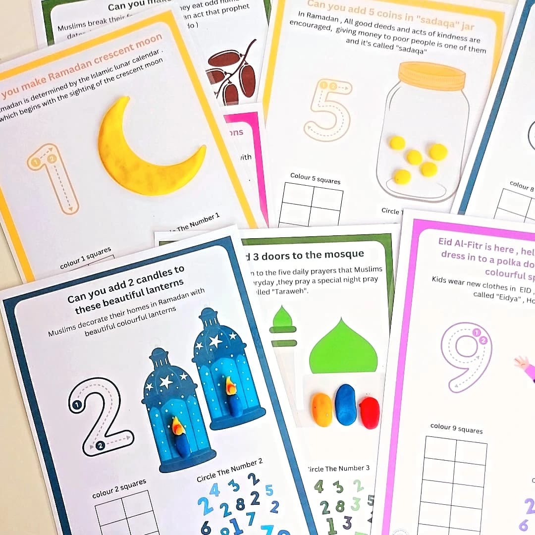 Ramadan Activity Bundle for Kids  + Ramadan Tracker 2026 (Included Bonus)