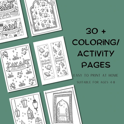 Ramadan Activity Bundle for Kids  + Ramadan Tracker 2026 (Included Bonus)